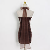 Halter Mini Dress in colors