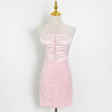 Halter Mini Dress in colors