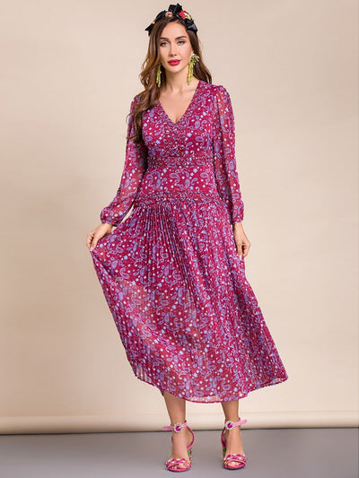 DESSA Paisley Print Midi Dress