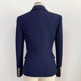 Fitted Double-breasted Blazer in colors