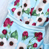 Charming Florals Collared Shirt and Shorts Set