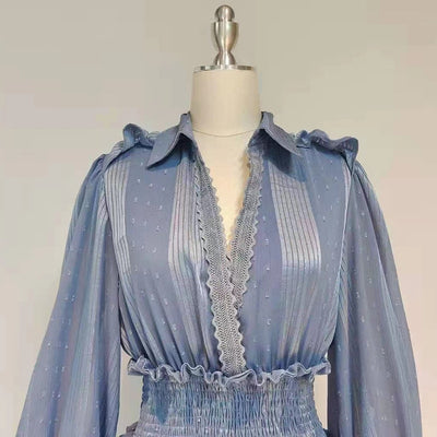 CALEA Vintage Romantic Tiered Maxi Dress in Colors