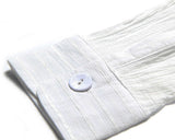 La Robe white assymetric shirt dress