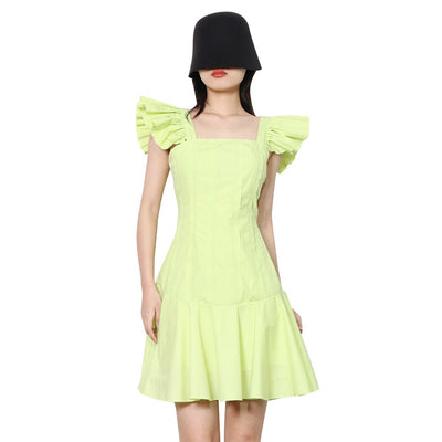 SUMMER BABE butterfly sleeve mini dress in colors