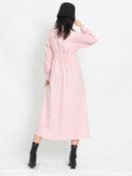 Classy Long Sleeve Midi Dress in colors