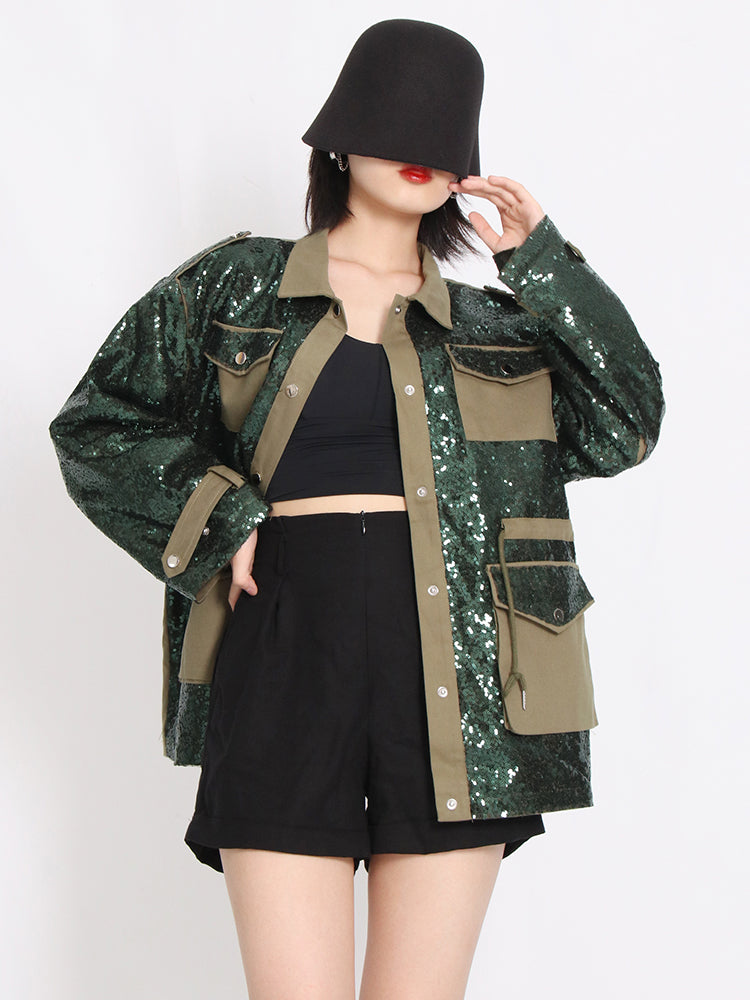 Street Chic Sequin Jacket
