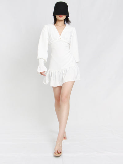 Flared Hem Mini Dress in colors