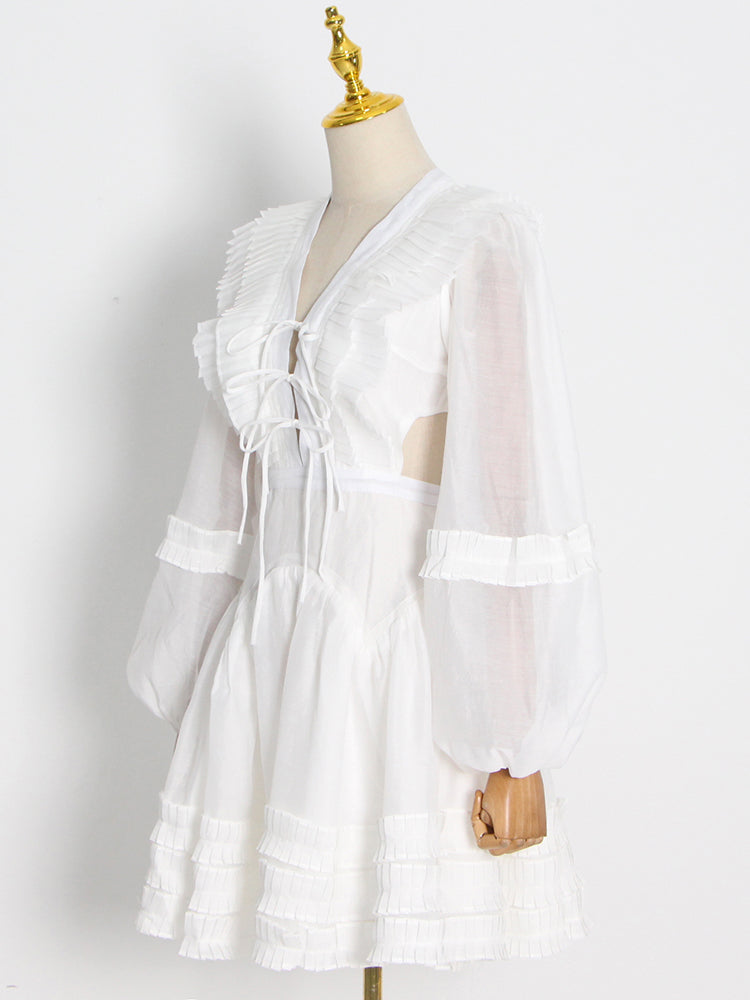 Dreamy White Mini Dress