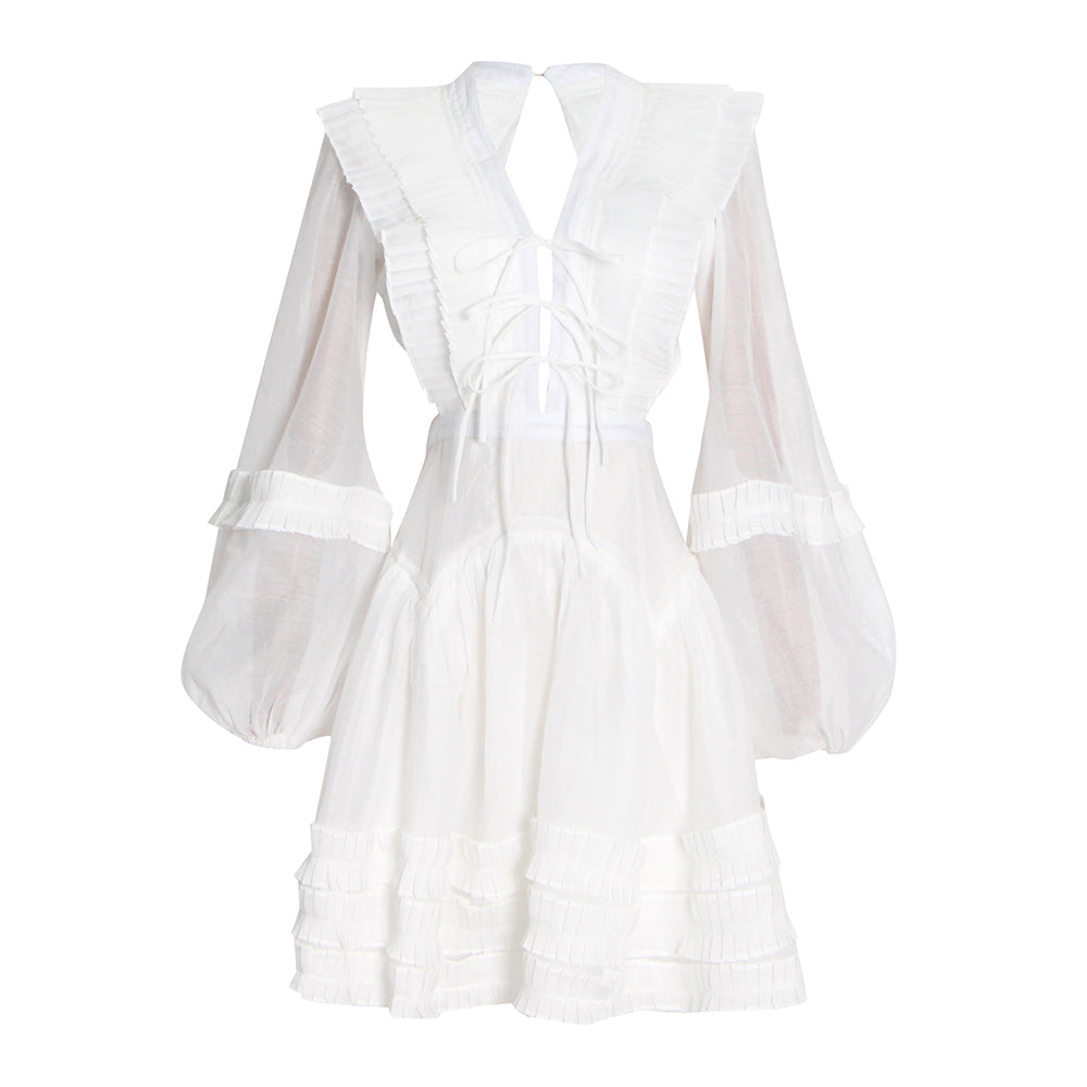 Dreamy White Mini Dress