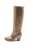 LIBERTY crystal-embellished knee-high boots