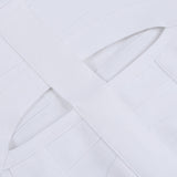LOLA bodycon cut-out midi dress in white