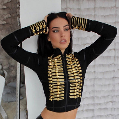 Fashion military short jacket