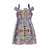 LUCIA beaded mini dress