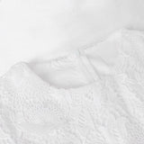 Cloudly cut-out white mini dress