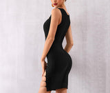 Bodycon hollow-out  mini dress