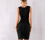 Bodycon hollow-out  mini dress