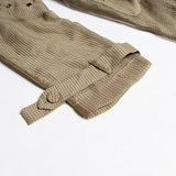 Mesh windbreaker trench in khaki