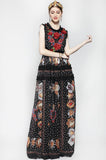 Beatrice embroidered maxi dress