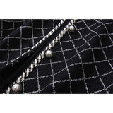 Plaid vintage-styled coat