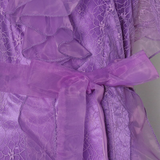 VELUZ Ruffled Lace Gown in Colors