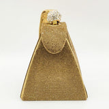 PYRAMID rhinestone embellished purse