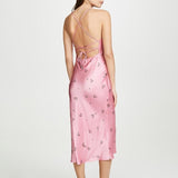 RILEY Spaghetti Strap Midi Dress