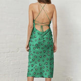 RILEY Spaghetti Strap Midi Dress