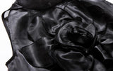 Ruffled organza long blouse