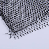 See-Through Crystal Diamond Fishnet