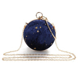 SILENT NIGHT velvet mini purse