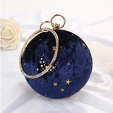 SILENT NIGHT velvet mini purse