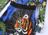 Tiger print maxi dress
