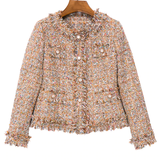 Classy Tweed Mini Dress and Jacket Set